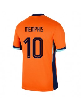 Niederlande Memphis Depay #10 Heimtrikot EM 2024 Kurzarm